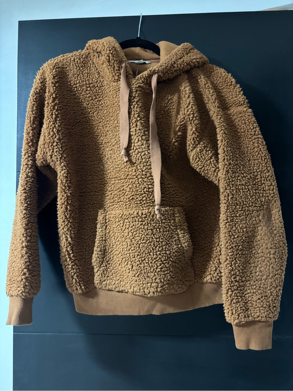 American Eagle Outfitters Sherpa Hoodie - Camel